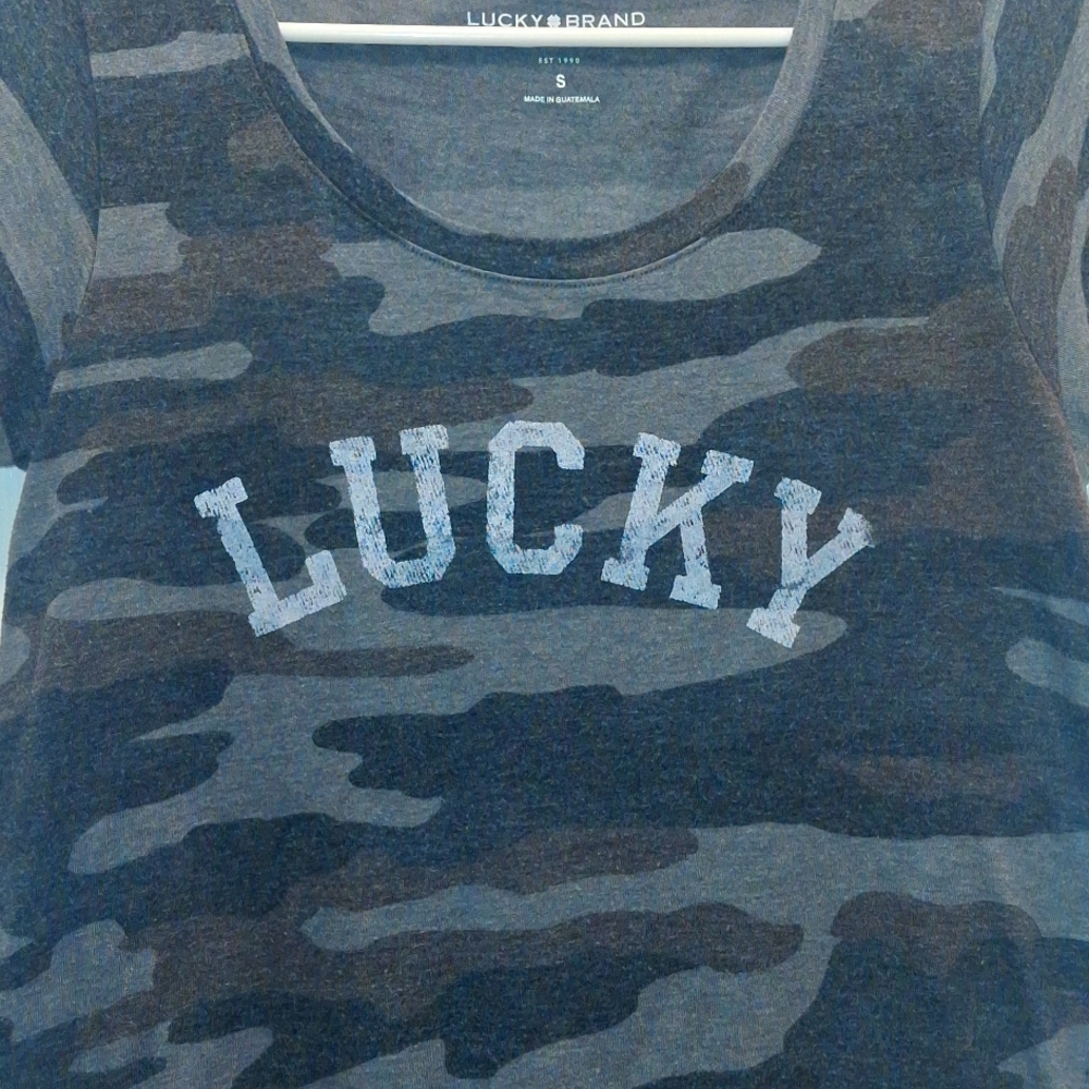 LUCKY brand Short Sleeved T Shirt EUC - Picture 1 of 6